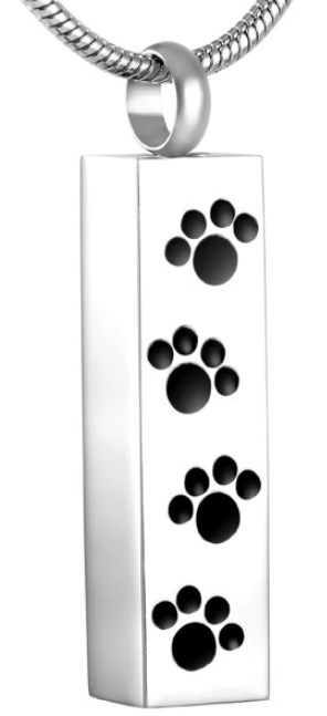 Cylinder with four Paw Prints